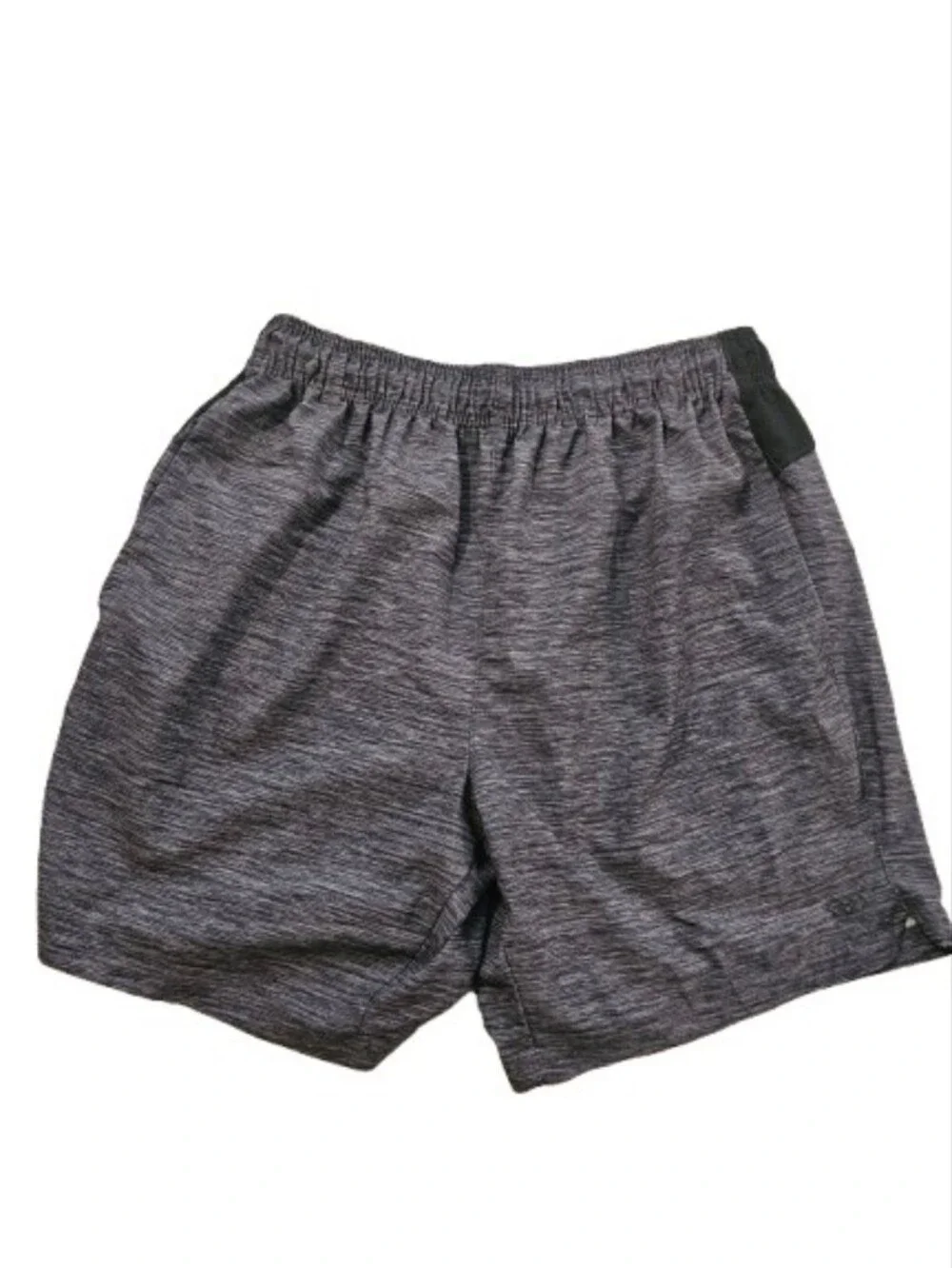 Leg3nd Men's Gray Athletic Shorts with Elastic Waist